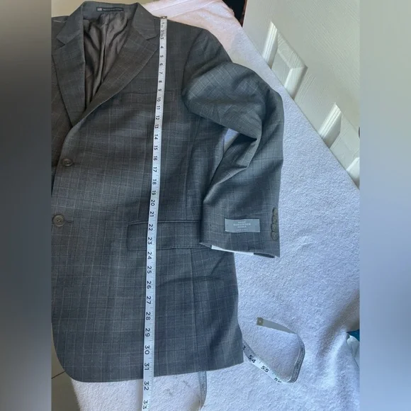 Hart Schaffner Marx Plaid Pattern Blazer 44